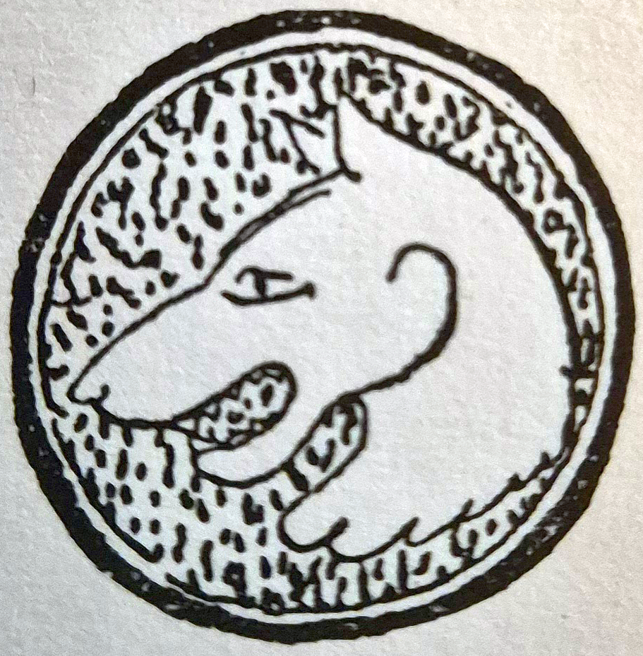 Hogarth Press logo, designed by Virginia’s sister, Vanessa Bell